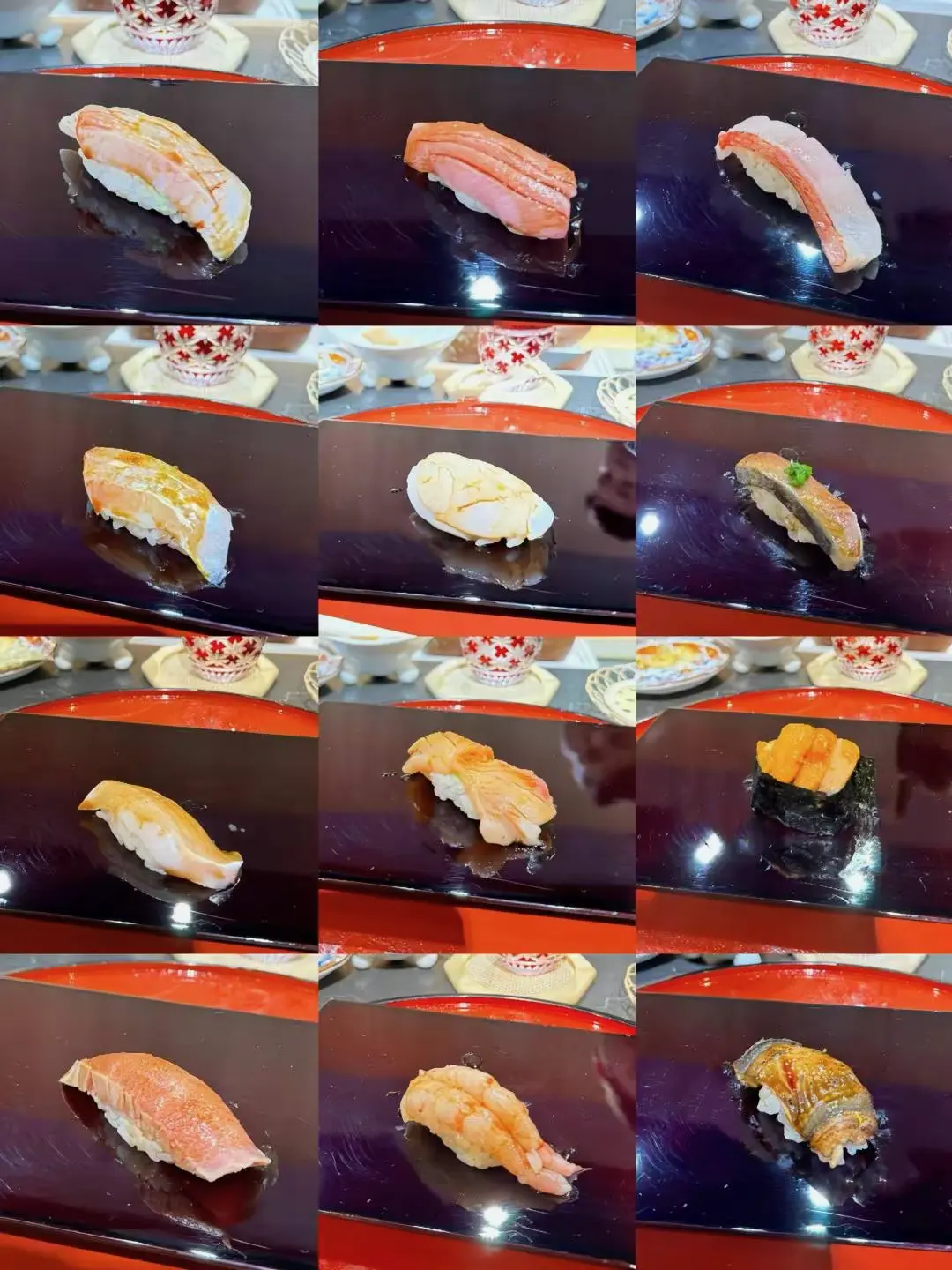Assortment of nigiri